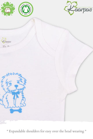 2-Piece Dog and Bones print Onesie/Bodysuit Pant Set - (White & Grey) 2-Piece Dog and Bones print Onesie/Bodysuit Pant Set - (White & Grey)