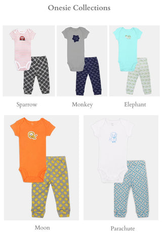 2-Piece Dog and Bones print Onesie/Bodysuit Pant Set - (White & Grey) 2-Piece Dog and Bones print Onesie/Bodysuit Pant Set - (White & Grey)