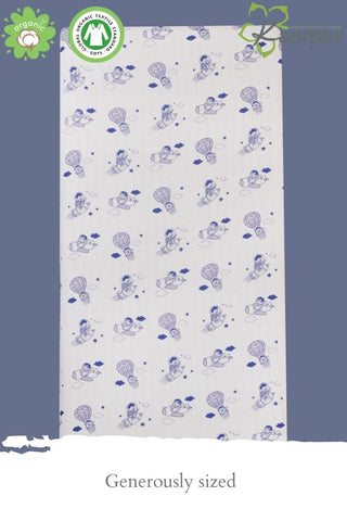 Into the Sky' Cotton Fitted Cot Crib Sheet : Parachute Into the Sky' Cotton Fitted Cot Crib Sheet : Parachute